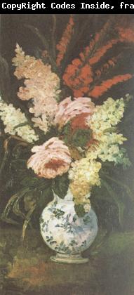 Vincent Van Gogh Vase with Gladioli and Lilac (nn04)